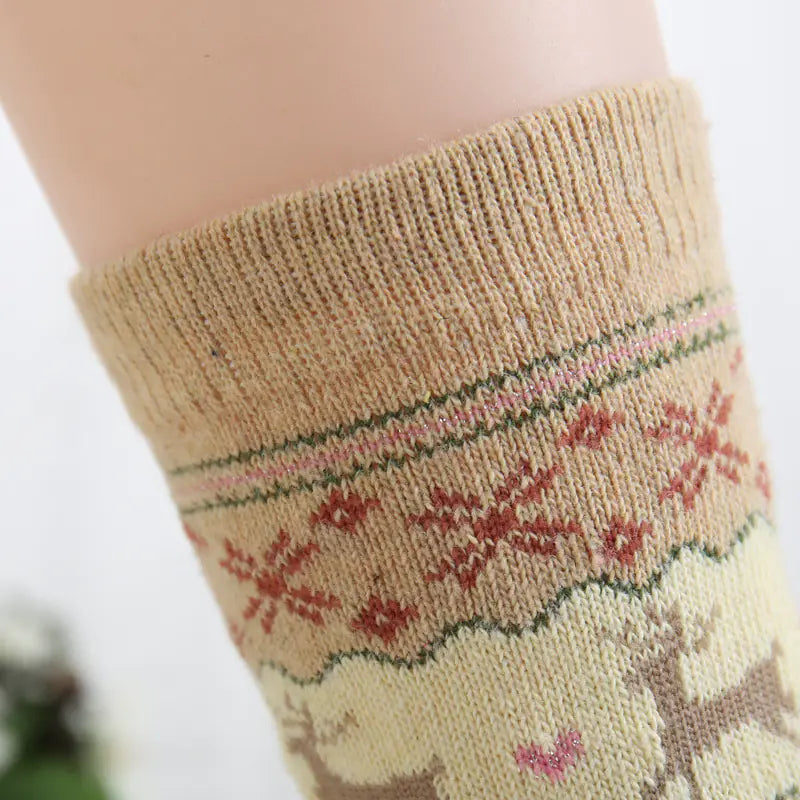 Warm Wool Christmas Socks