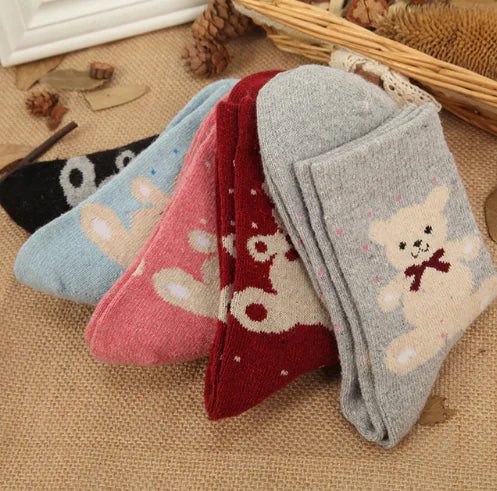 Warm Wool Christmas Socks