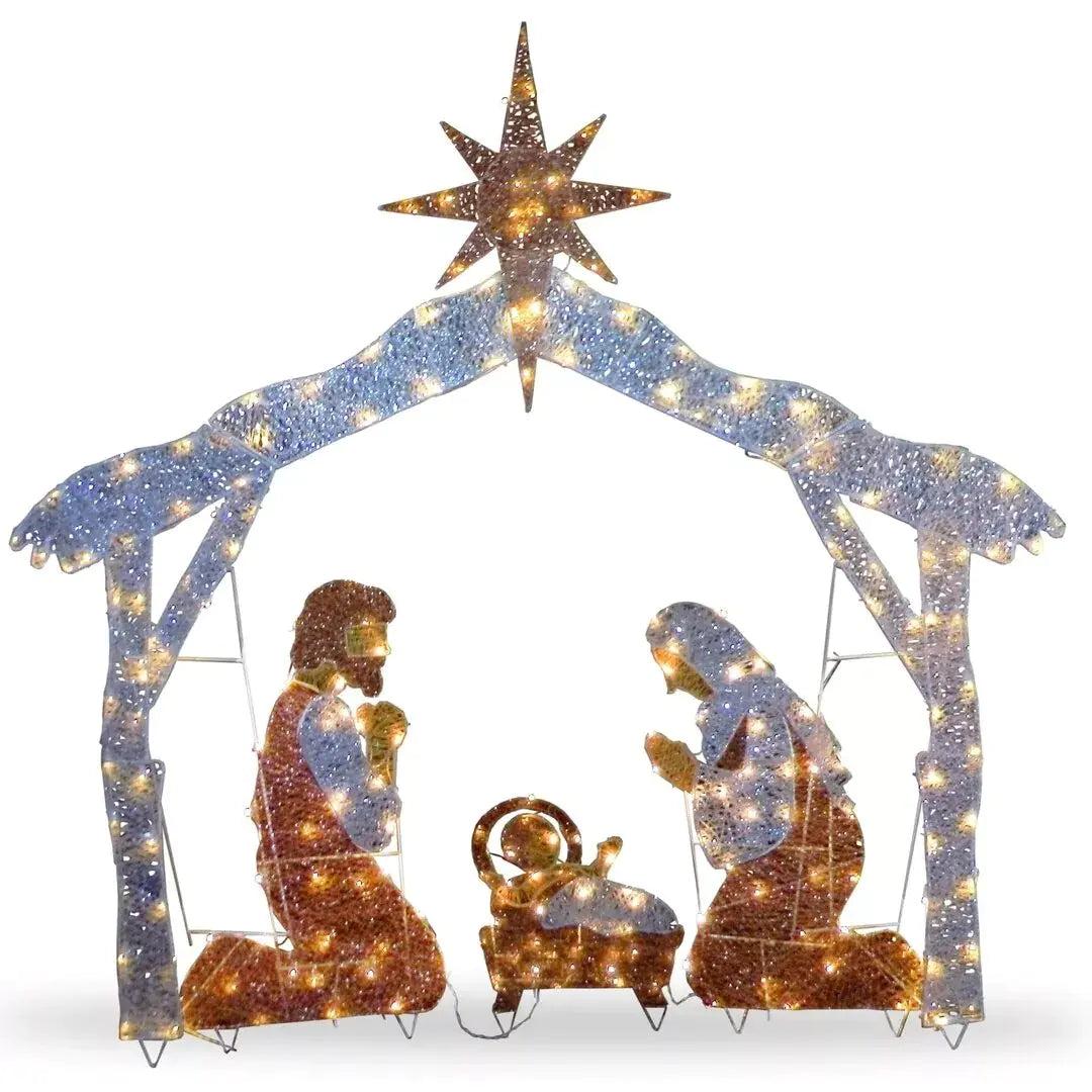 Christmas Decoration Family Yard Home Decor (3 People)