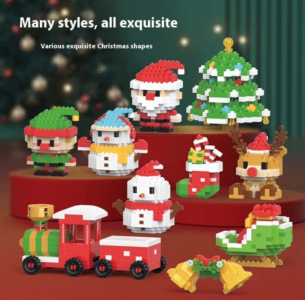 Christmas Snowman Assembly Blocks