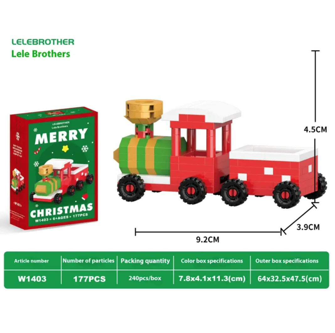 Christmas Snowman Assembly Blocks