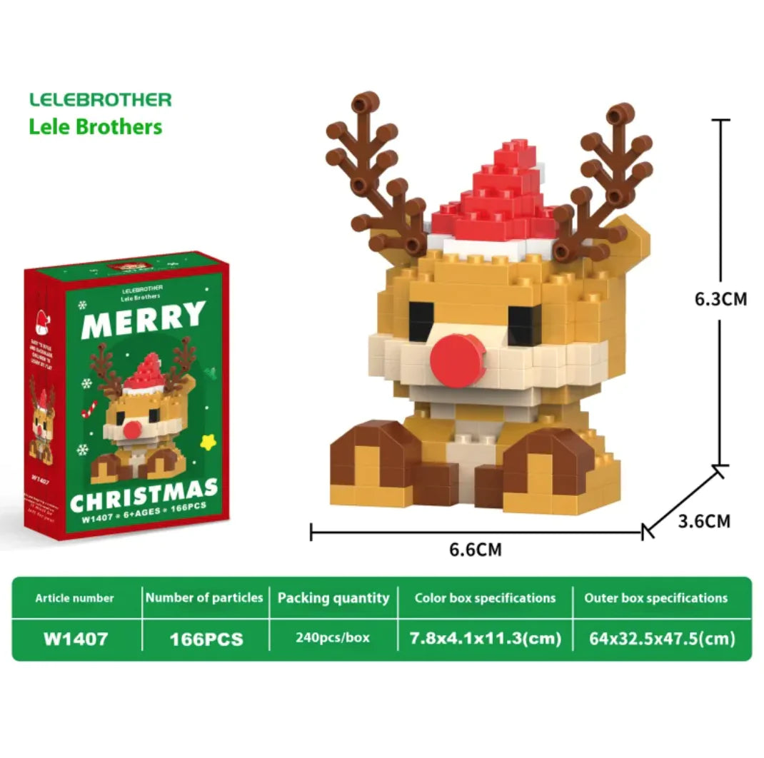 Christmas Snowman Assembly Blocks