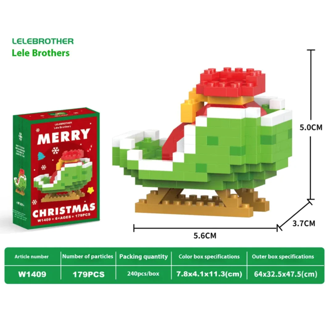 Christmas Snowman Assembly Blocks