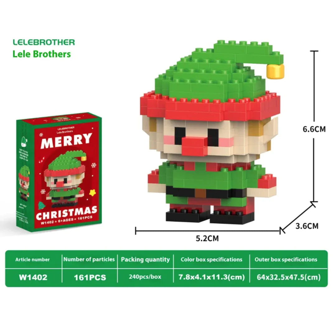 Christmas Snowman Assembly Blocks