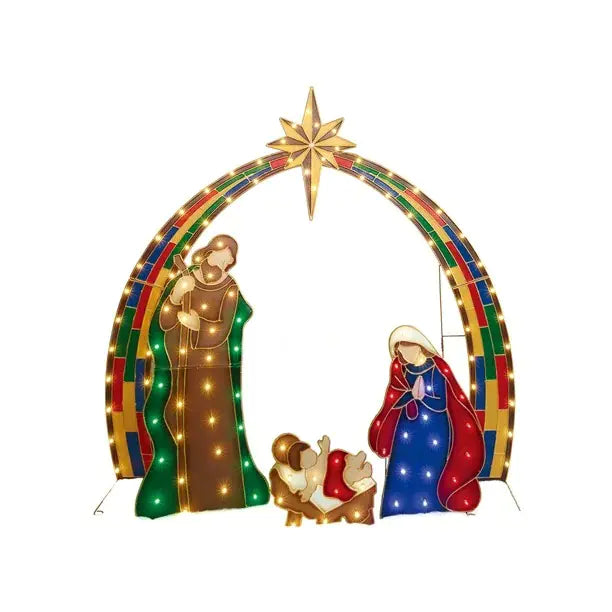 Christmas Decoration Family Yard Home Decor (3 People)